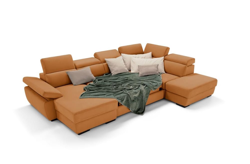 Chaise longue contenitore, 2 posti maxi, angolo e pouff contenitore con bracciolo a contenitore - Photo 2