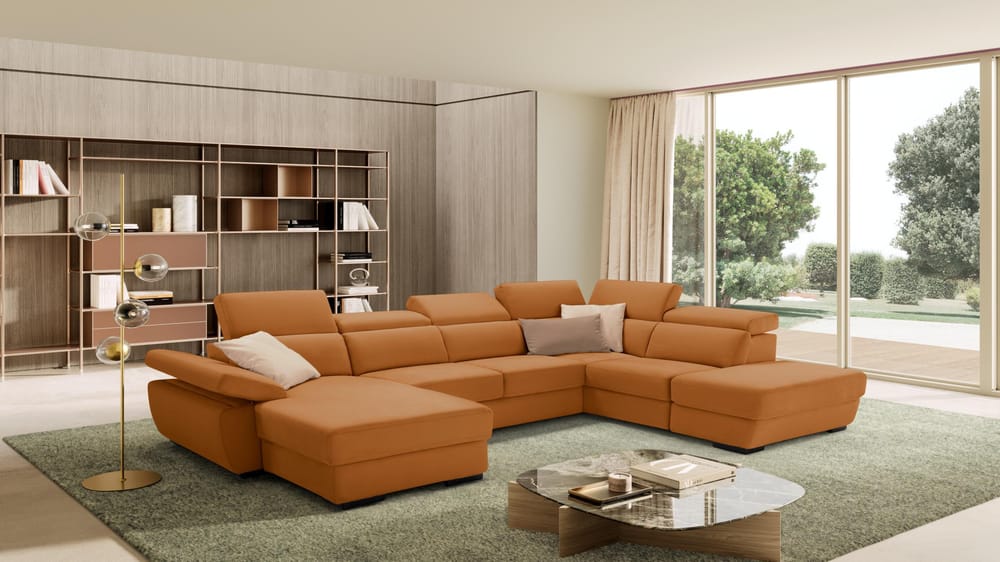 Chaise longue contenitore, 2 posti, angolo e pouff contenitore con bracciolo a contenitore - Photo 3