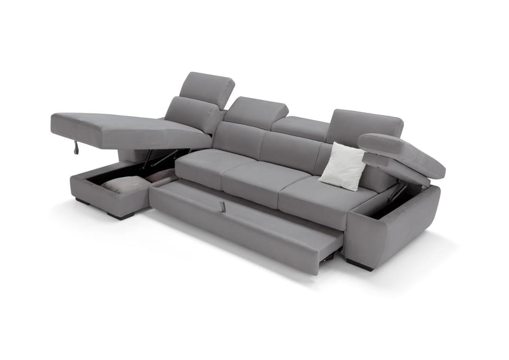 3 posti con chaise longue a contenitore - Photo 2