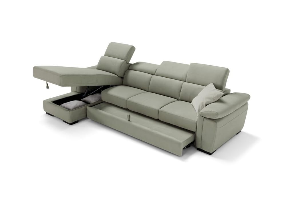 3 posti con chaise longue a contenitore - Photo 1